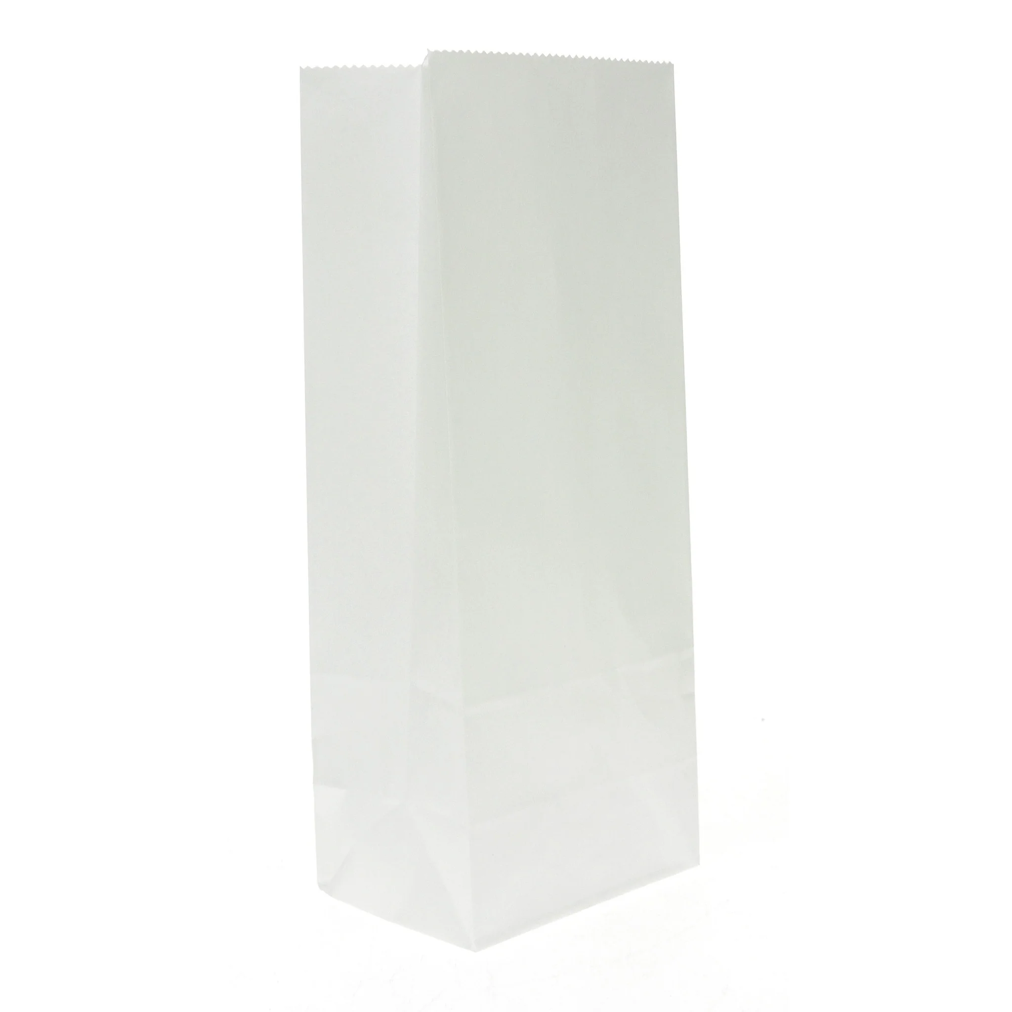 100 White Paper Bags - Image 3