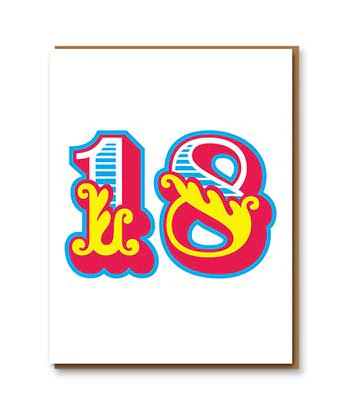 1973 Big Top Letterpress Greetings Card - Image 2