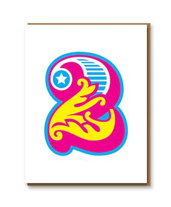 1973 Big Top Letterpress Greetings Card - Image 4