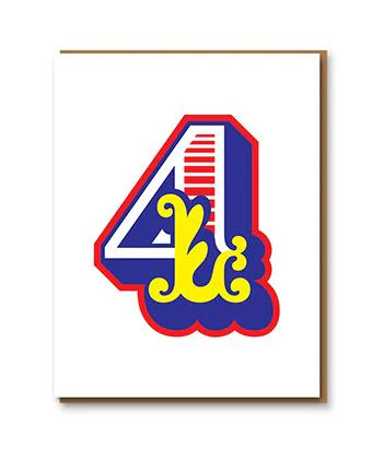 1973 Big Top Letterpress Greetings Card - Image 6