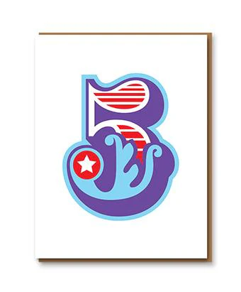1973 Big Top Letterpress Greetings Card - Image 7