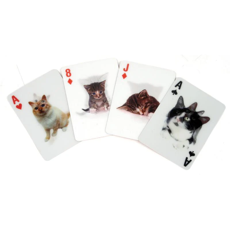 3D Cat Playing Cards - Image 2