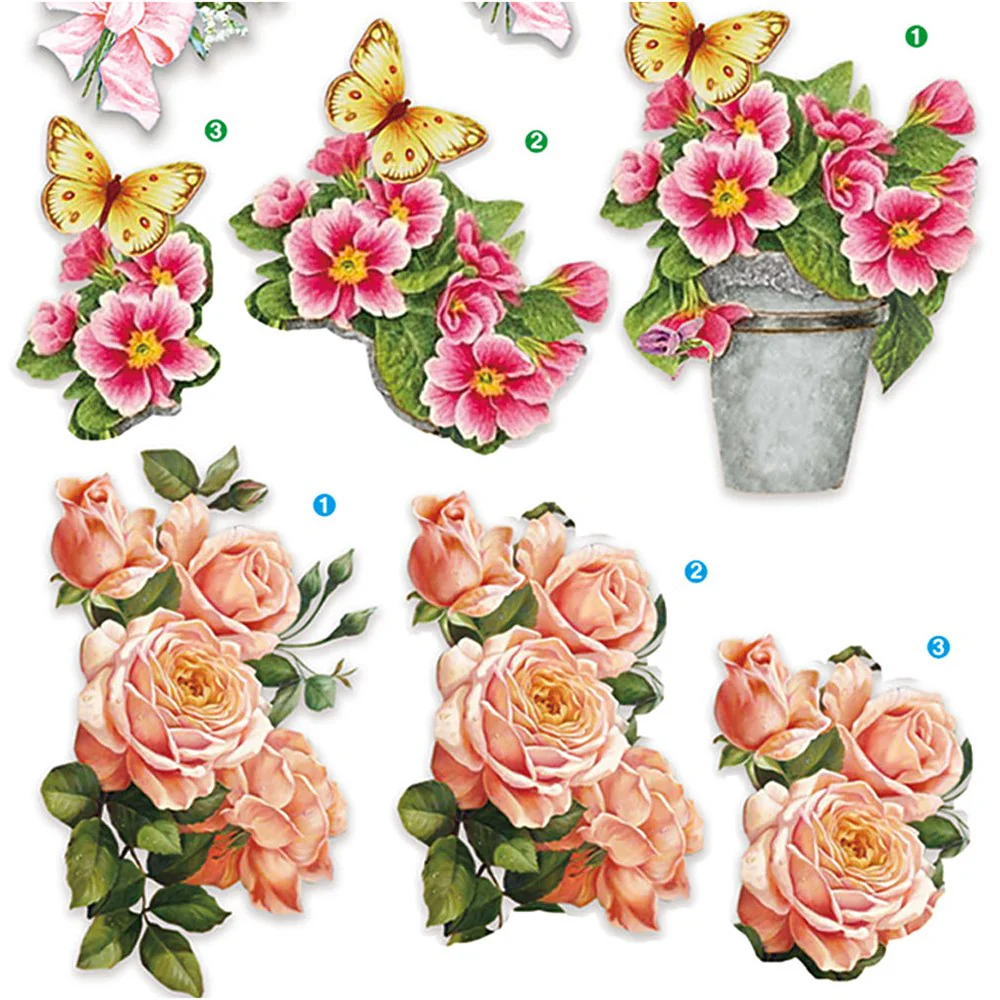 3D Decoupage Motifs: Floral - Image 3