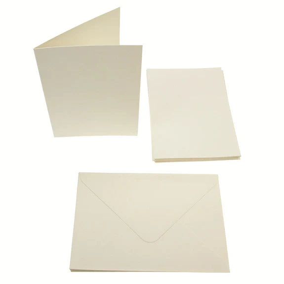 A6 Card Blanks 300gsm 10Pk - Cream