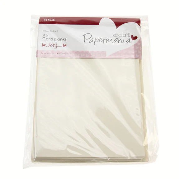 A6 Card Blanks 300gsm 10Pk - Cream - Image 3