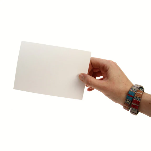 A6 Card Blanks 300gsm 50Pk - White - Image 2