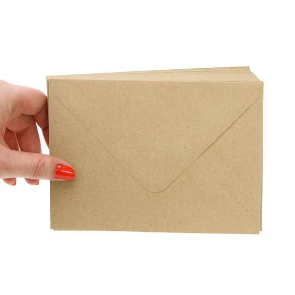 A6 Card Blanks 50Pk - Recycled Kraft - Image 3