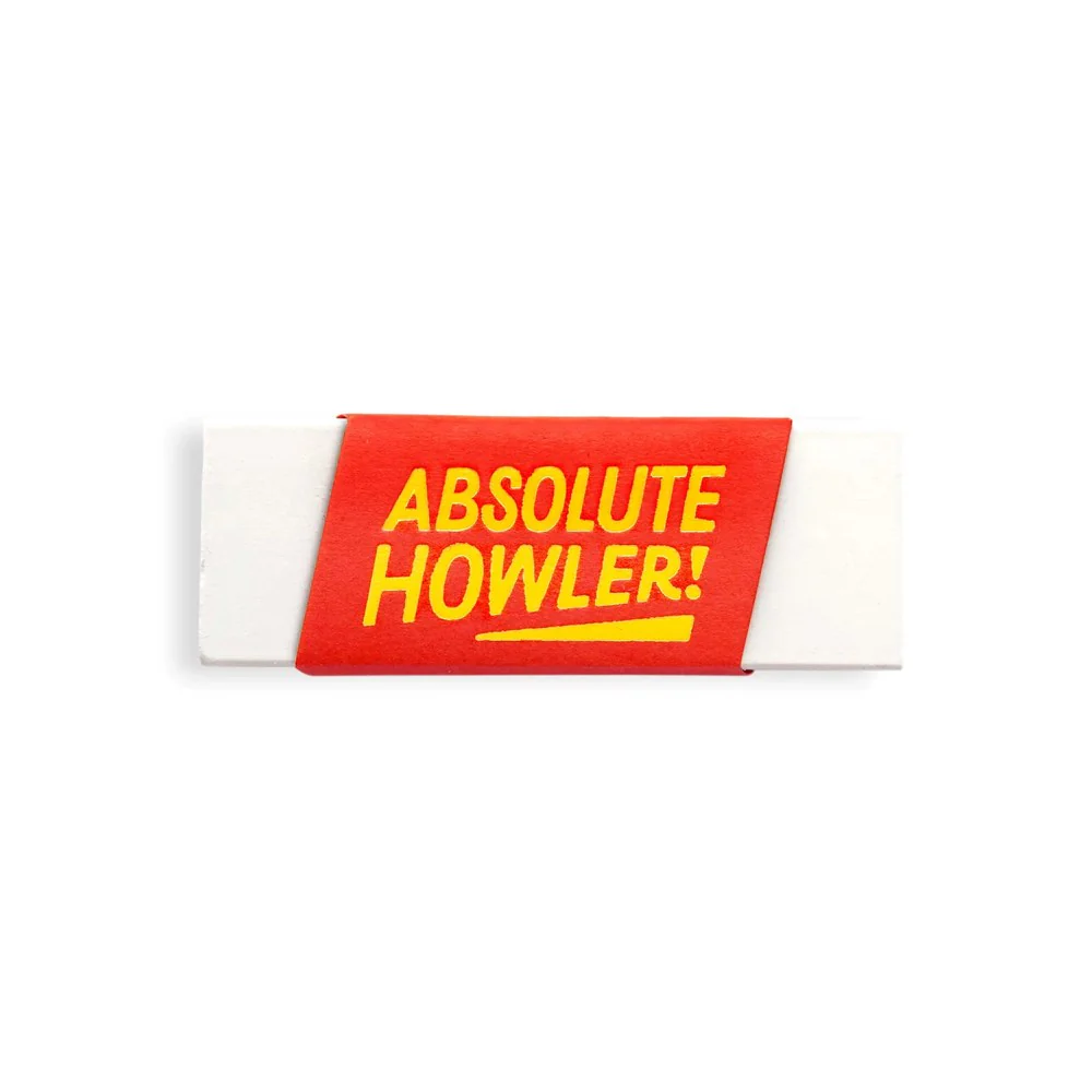 Absolute Howler Football Eraser