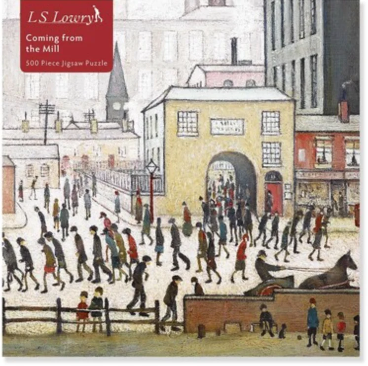 Adult Jigsaw Puzzle L.S. Lowry: Coming from the Mill (500 pieces) : 500-piece Jigsaw Puzzles - Image 2