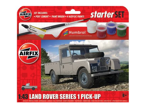 Airfix Starter Set - Land Rover Series 1 Pick-Up