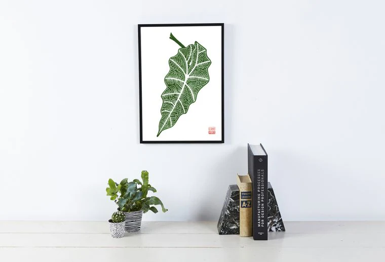 Alocasia Lino Print - Image 2