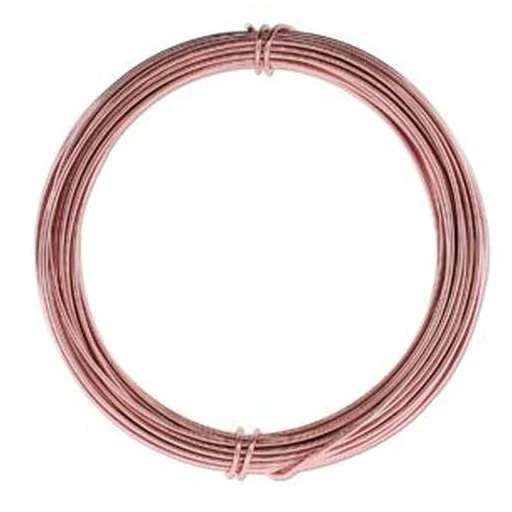 Aluminum Wire 12 Gauge Rose Gold