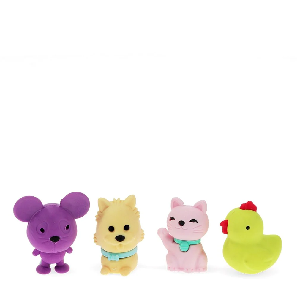Animal erasers (set of 4) - Medley - Image 2
