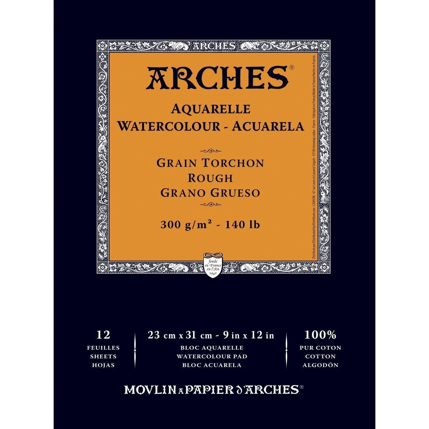 Arches Torchon 26 x 36cm Watercolour Pad Rough