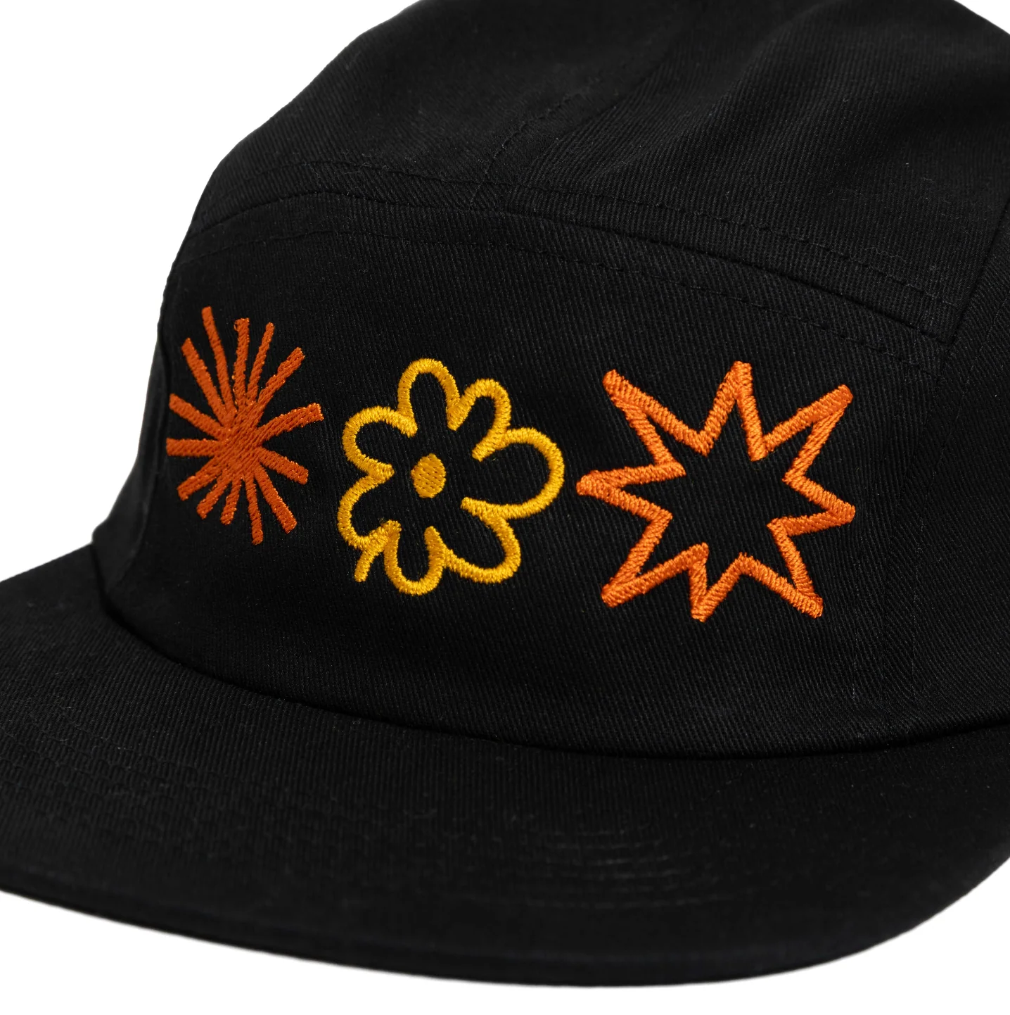 AW Cap – Black Flower - Image 3