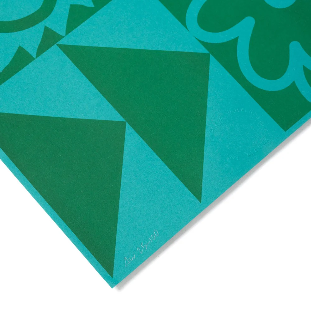 AW Elements Riso Print – Emerald A3 - Image 2