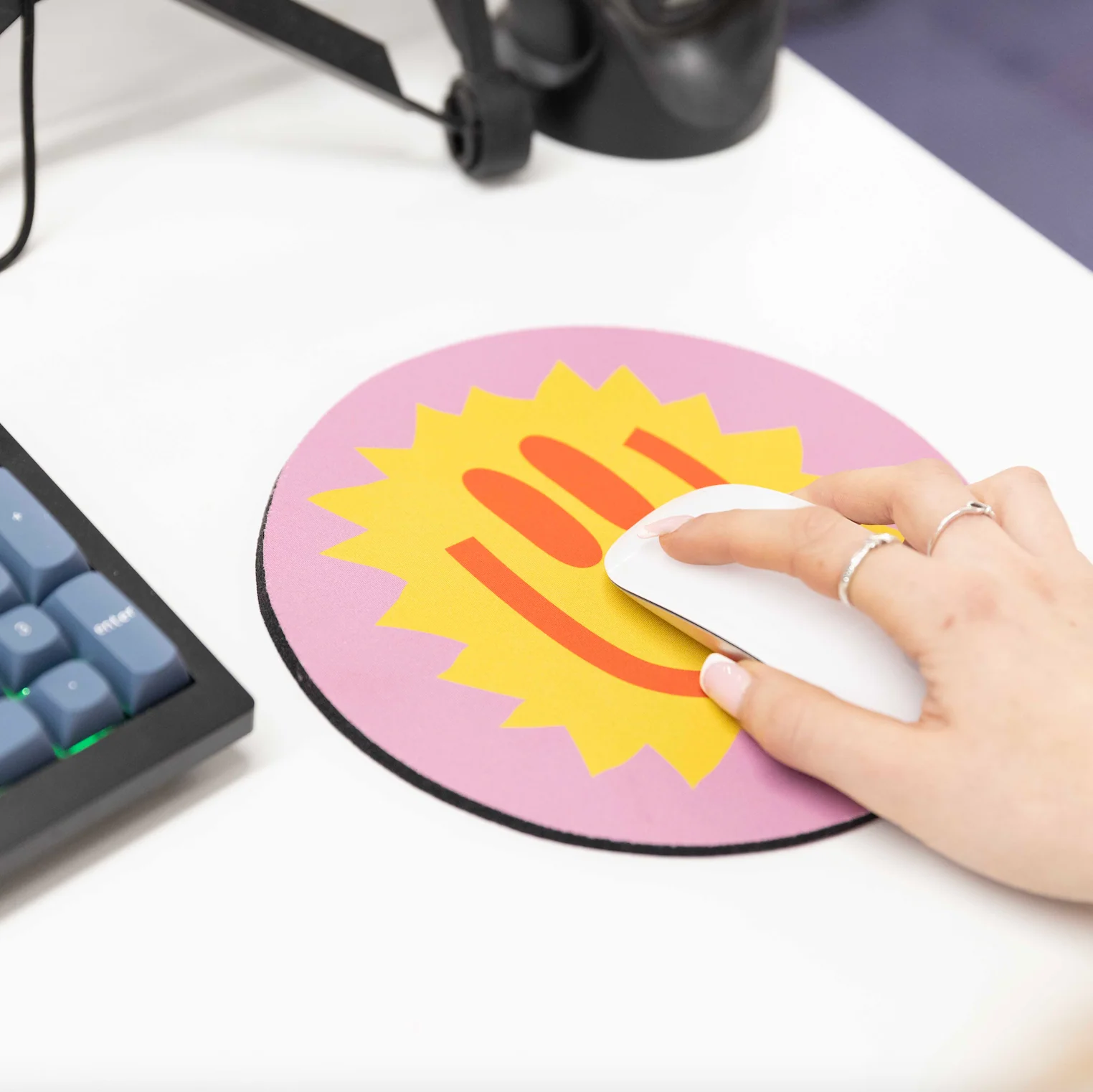 AW Mouse Mat - Happy Sun - Image 2