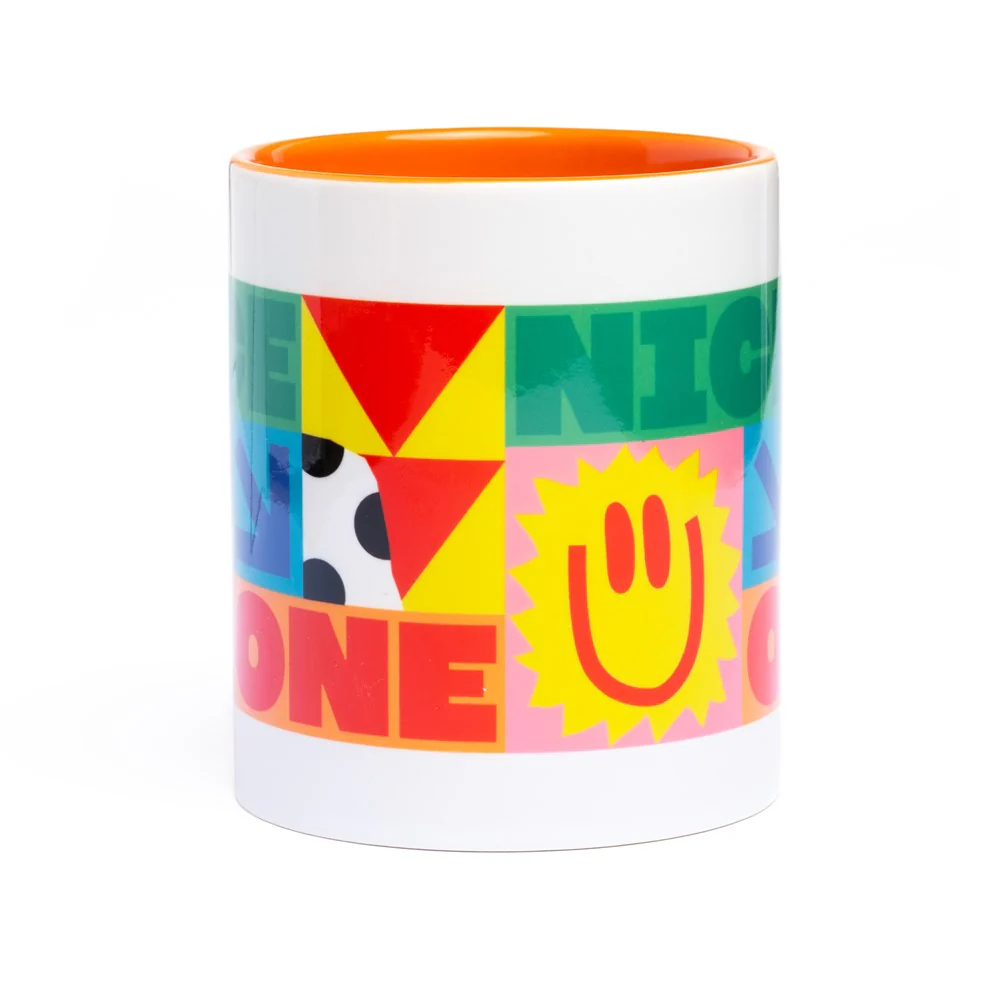 AW Mug – Nice One Coloured Handle 11oz - Image 2