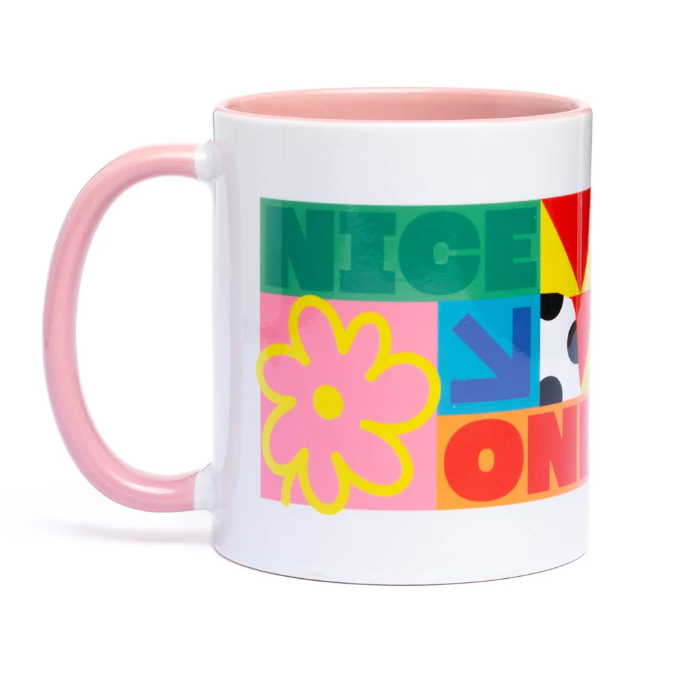 AW Mug – Nice One Coloured Handle 11oz - Image 4