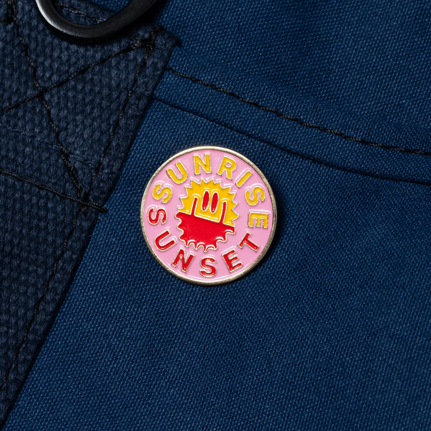 AW Pin Badge – Sunrise Sunset Col 1 - Image 2
