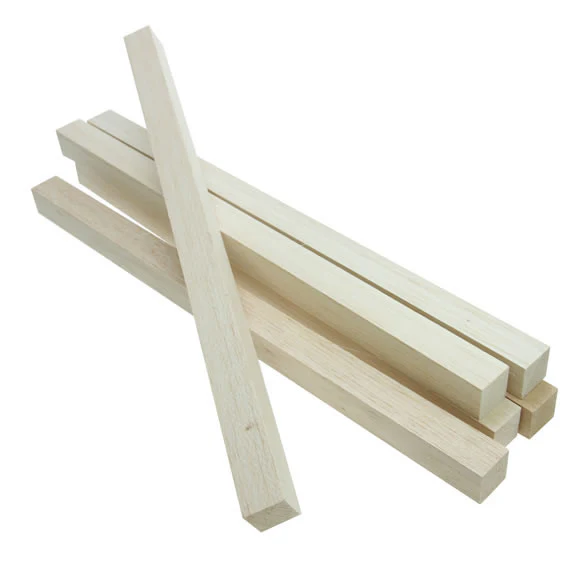 Balsawood 25 x 25 x 450mm Bulk Pack 6