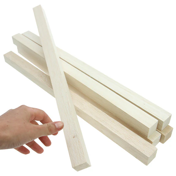Balsawood 25 x 25 x 450mm Bulk Pack 6 - Image 2