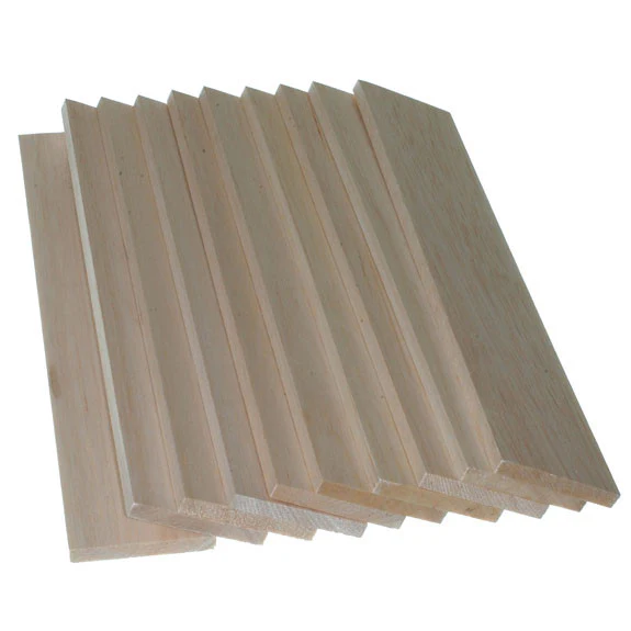 Balsawood 9.6 x 75 x 450 mm Bulk Pack 5