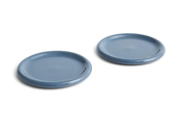 Barro Plate 24cm Set of 2 - Dark blue