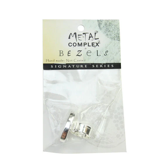 Bezel: Handmade Ring Oval Silver Plated - Image 3