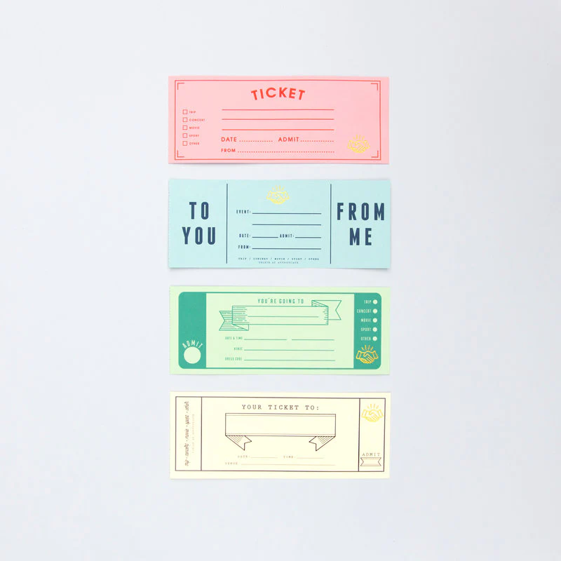 Blank Ticket Book - Image 2