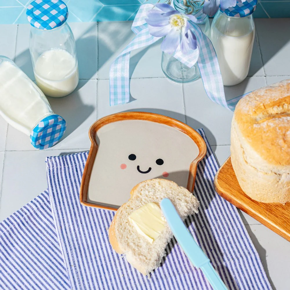 Bread Slice Snack Plate - Image 2