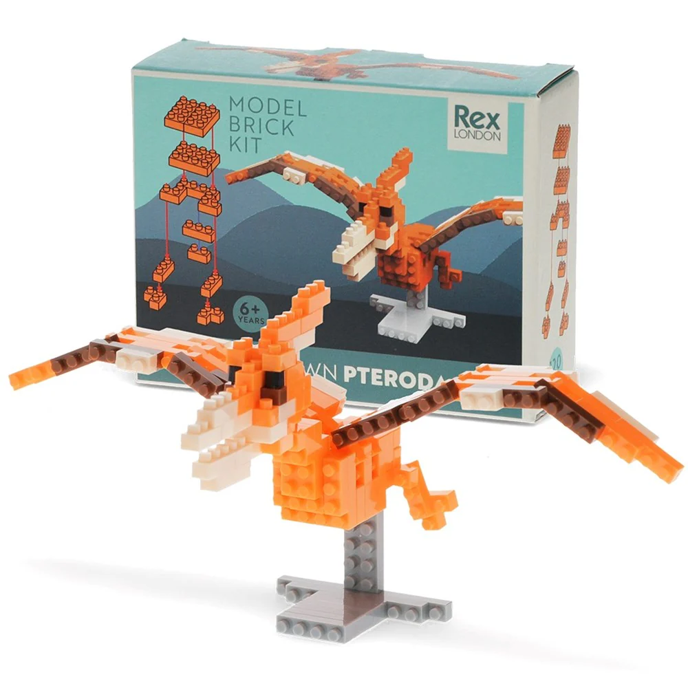Build your own dinosaur model brick kit - Pterodactyl - Image 2