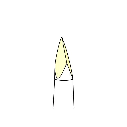C/S Soft Ivory Angle Chisel - Image 3