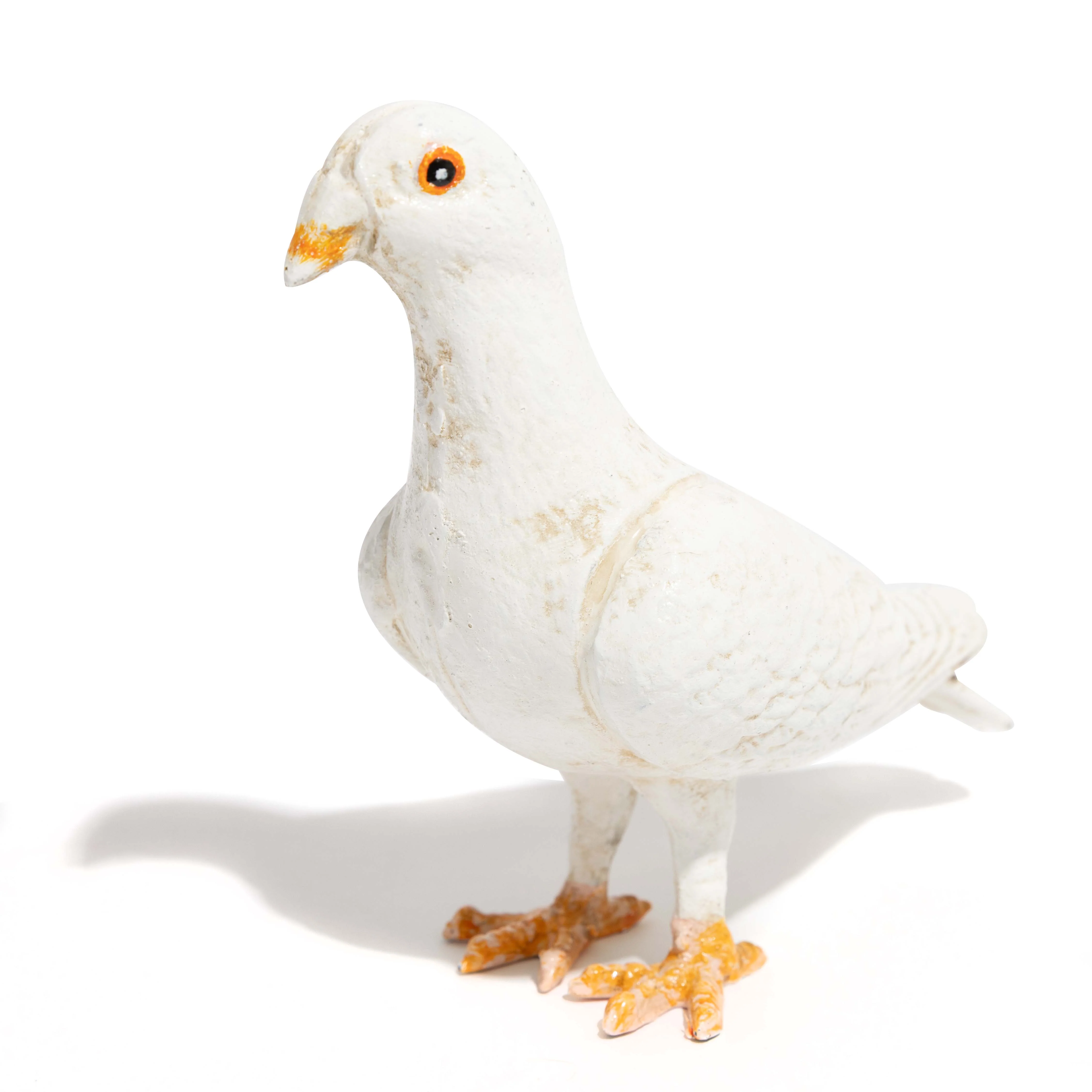 Cast Iron White Dove Figure