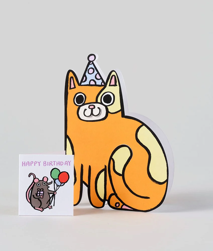 Cat with Mini Card - Image 2