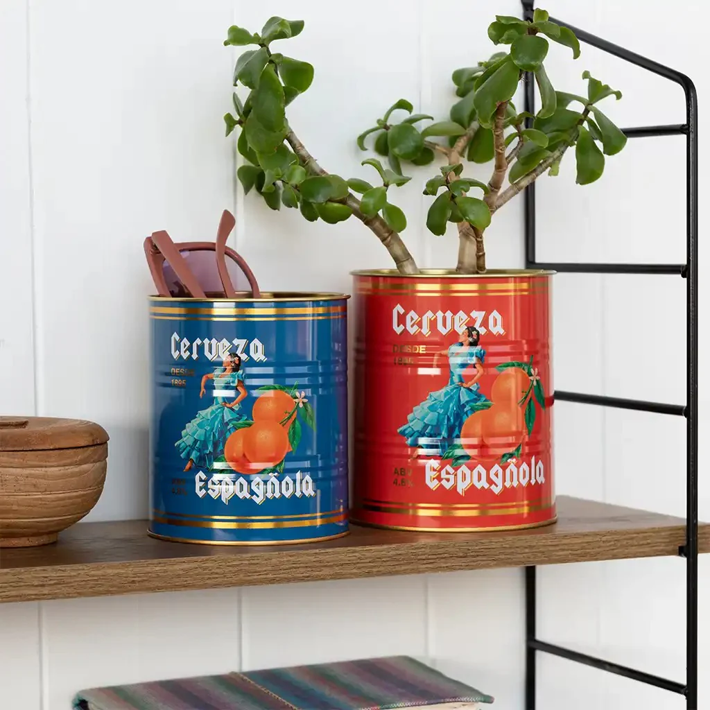 Cerveza Espanola Storage Tins (Set of 2) - Image 2