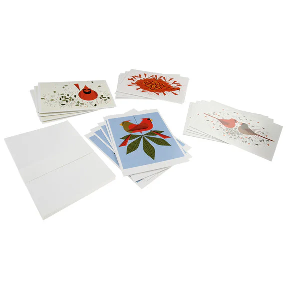 Charley Harper: Boxed Notecards - Cardinals - Image 2