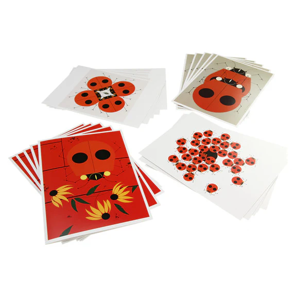 Charley Harper: Boxed Notecards - Ladybugs - Image 2