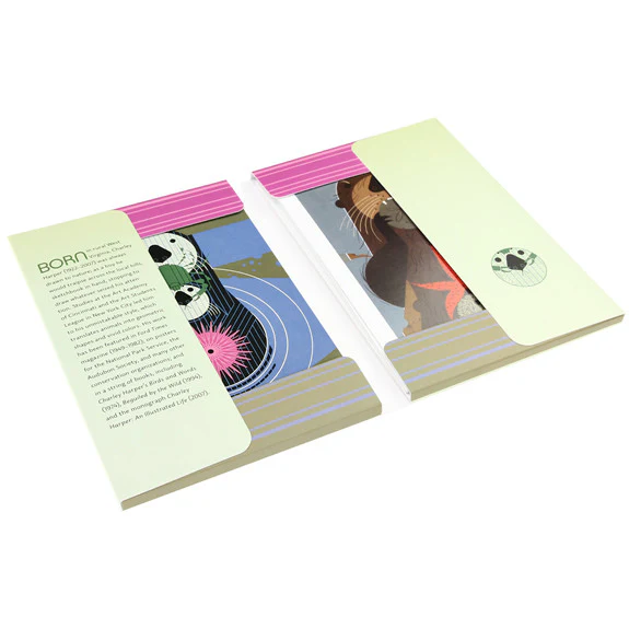 Charley Harper: Notecard Folio - Otter Delight - Image 3