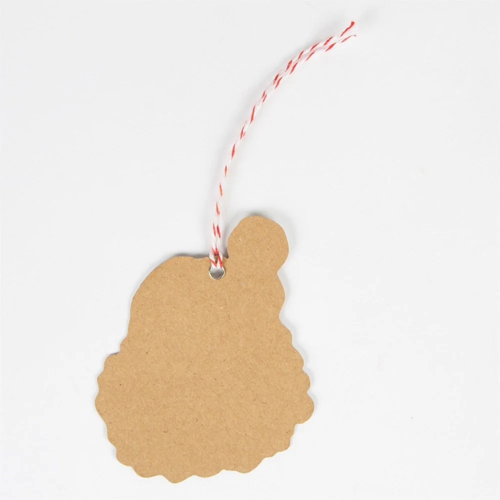 Cheerful Father Christmas Gift Tags - Set of 10 - Image 2