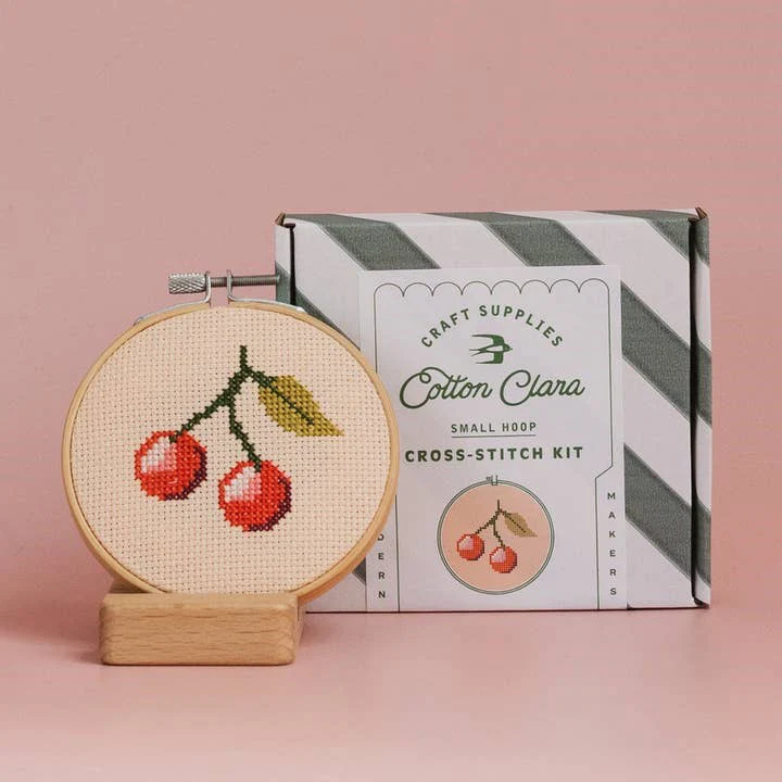 Cherry Cross Stitch Kit - Image 2