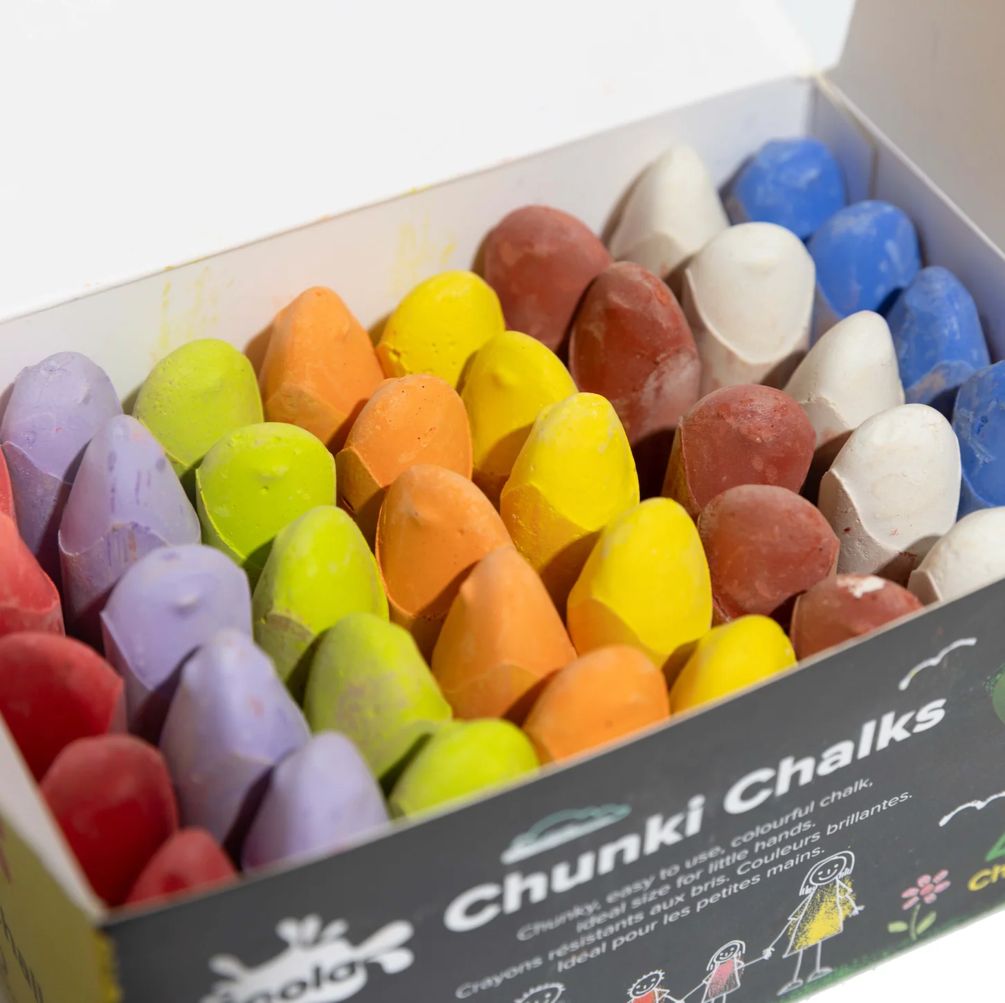 Chunki Chalks Assorted 40pk - Image 2