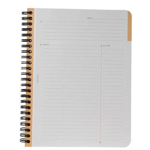 Classic Meeting Book Wrbnd 14.8X21Cm 80 Detach. Sh. Pre-Printed 19341C - Image 3
