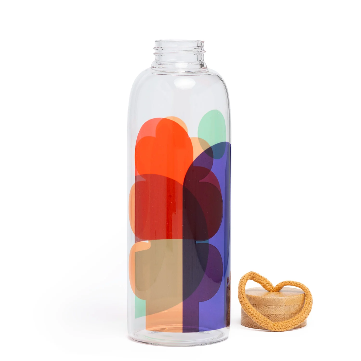 Clear Shift Glass Water Bottle - Image 4