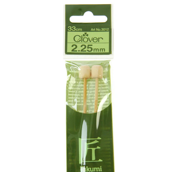 Clover Takumi Bamboo Knitting Needles - 2.25mm - 2pk - Image 2