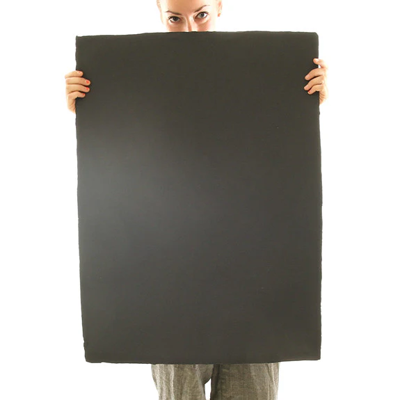 Coloured Rag Paper 56 x 76cm Black Smooth 320gsm - Image 2