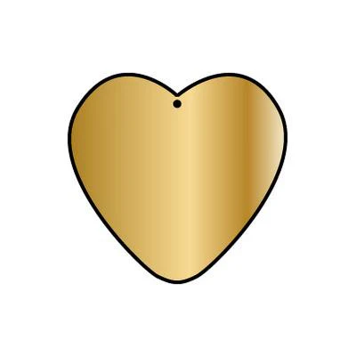 Copper Blank CB18 Heart 29mm Pack of 5