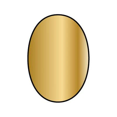 Copper Blank CB57 44 x 33mm Oval Pack of 10