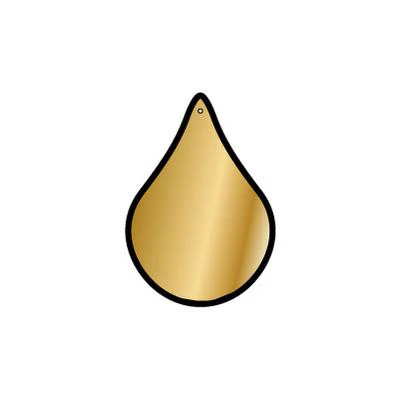 Copper Blank CB70 Teardrop Pendant Pack of 5