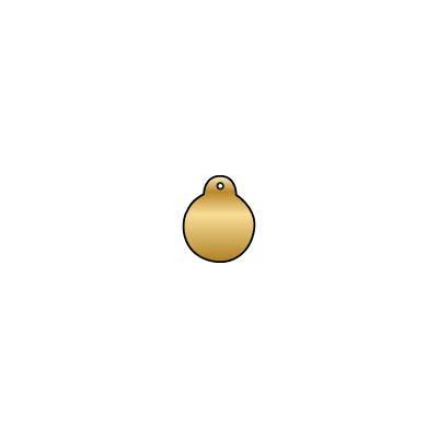 Copper Blank CB94 16 mm Round Pendant Pack of 10 - Image 3